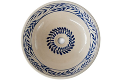 Chậu lavabo Kanly GV109 gốm mỹ thuật