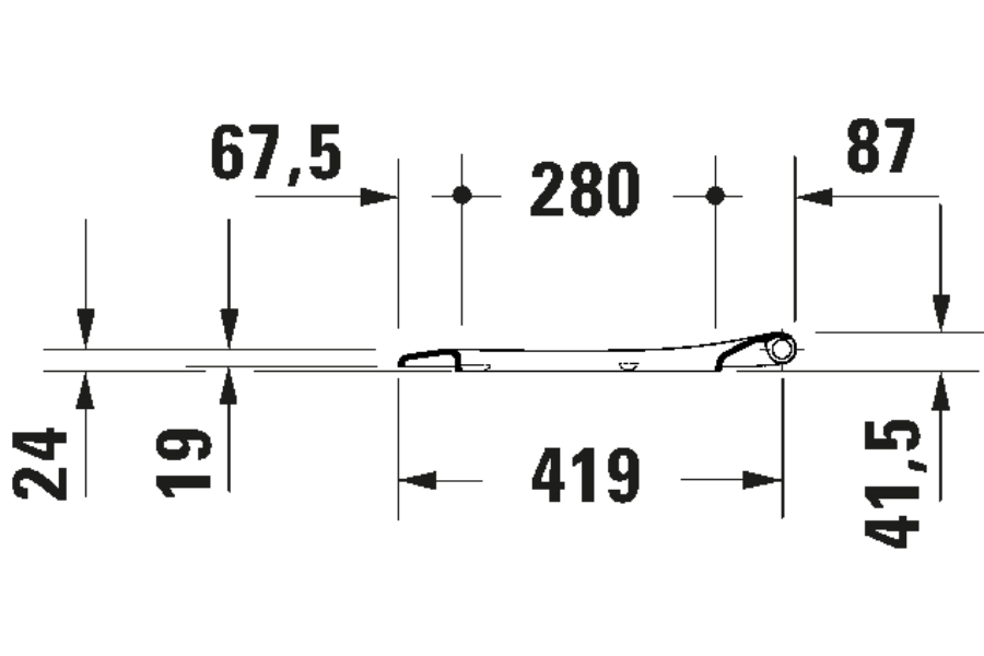 Nắp bồn cầu Duravit 0021690096 D-Neo