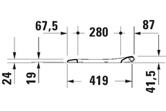 Nắp bồn cầu Duravit 0021690096 D-Neo