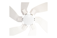 Quạt trần Benny BF-C52B6(W) 6 cánh Milano màu trắng có đèn