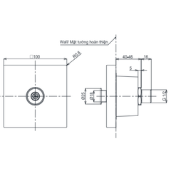 Đầu phun sen TOTO TBW08008A