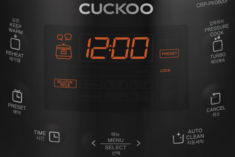 Nồi cơm điện Cuckoo CRP-PK0600F/BKRDVN 1.08 lít