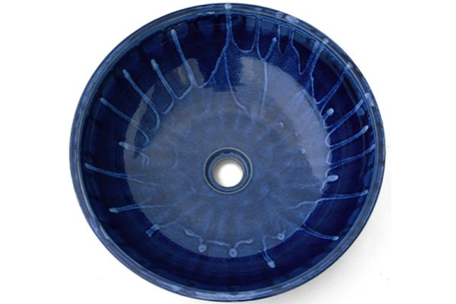 Chậu lavabo Kanly GV001 gốm mỹ thuật