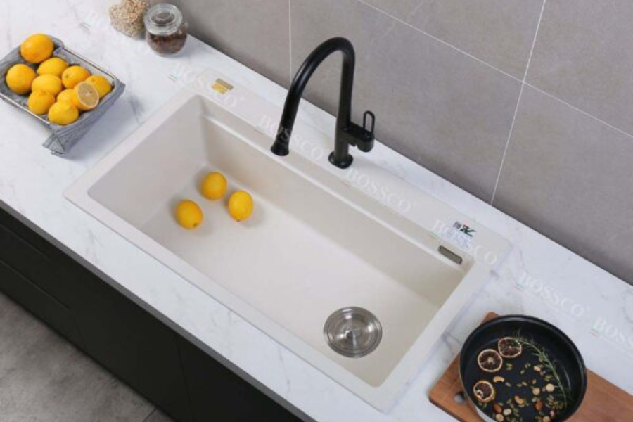 Chậu rửa chén Bossco BC-B9052TKS 1 hộc