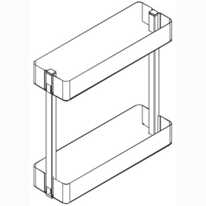 Rổ gia vị Hafele Utensio 200 mm 545.14.322