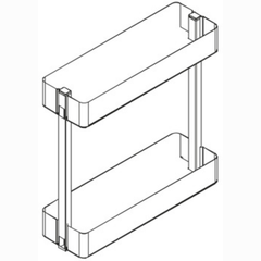 Rổ gia vị Hafele Utensio 200 mm 545.14.322