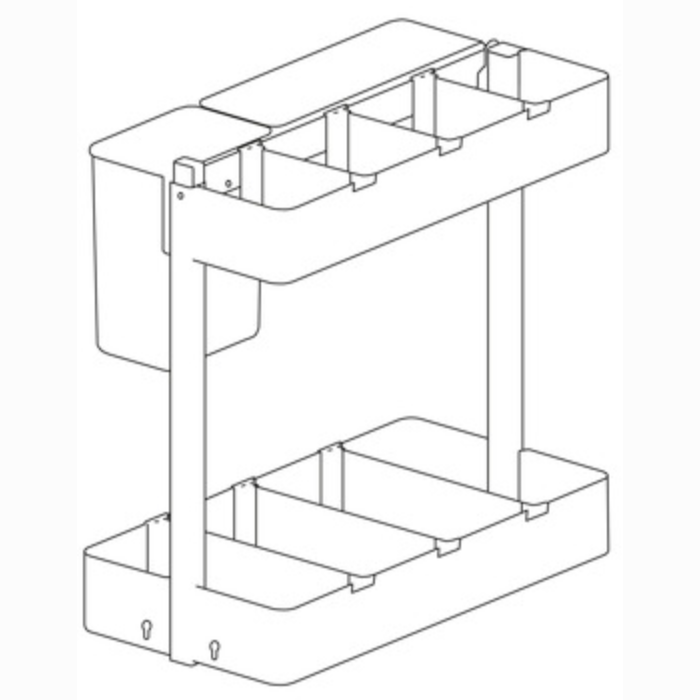 Rổ gia vị dao thớt Hafele Utensio 300 mm 545.14.301