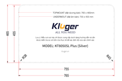Chậu rửa bát Kluger KT8050SL Plus TAKI