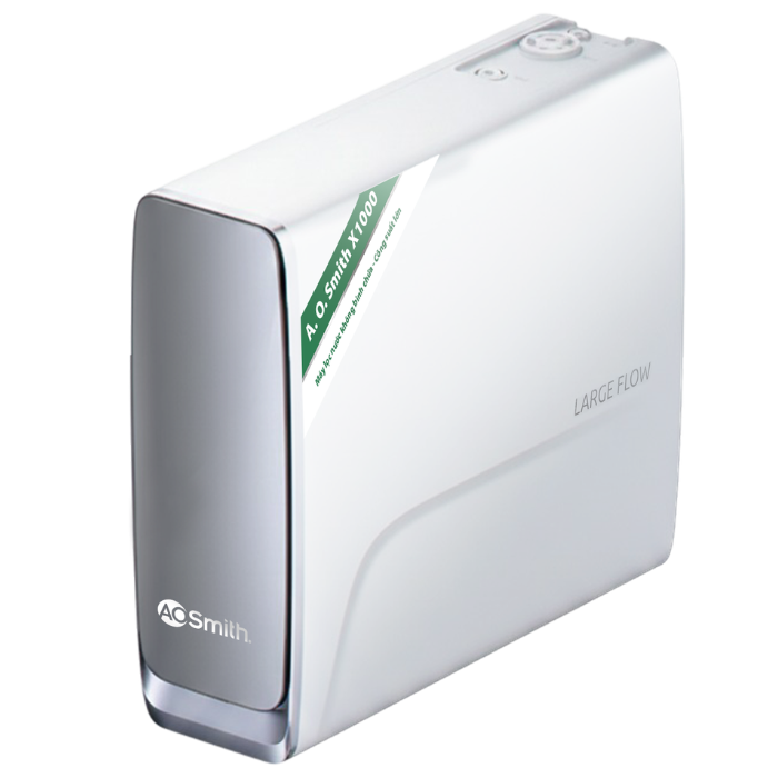 Máy lọc nước AOSmith X1000 đặt gầm