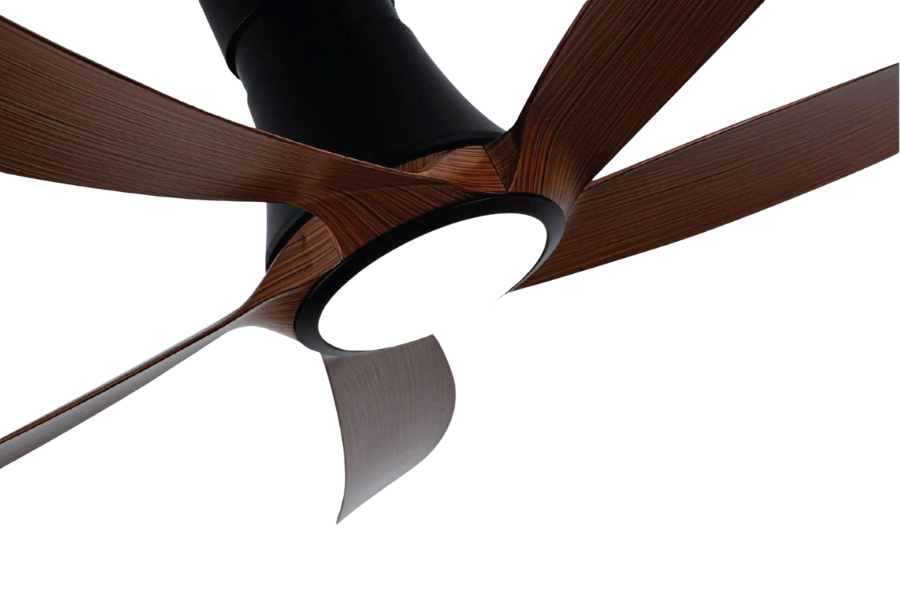 Quạt trần Asia Lighting QT14-DV 5 cánh màu nâu cà phê