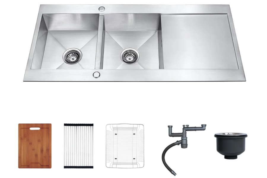 Chậu rửa chén Nobinox LIKEN NL749 2 hộc