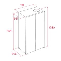 Tủ lạnh Teka RLF 74917 GBK 113430081