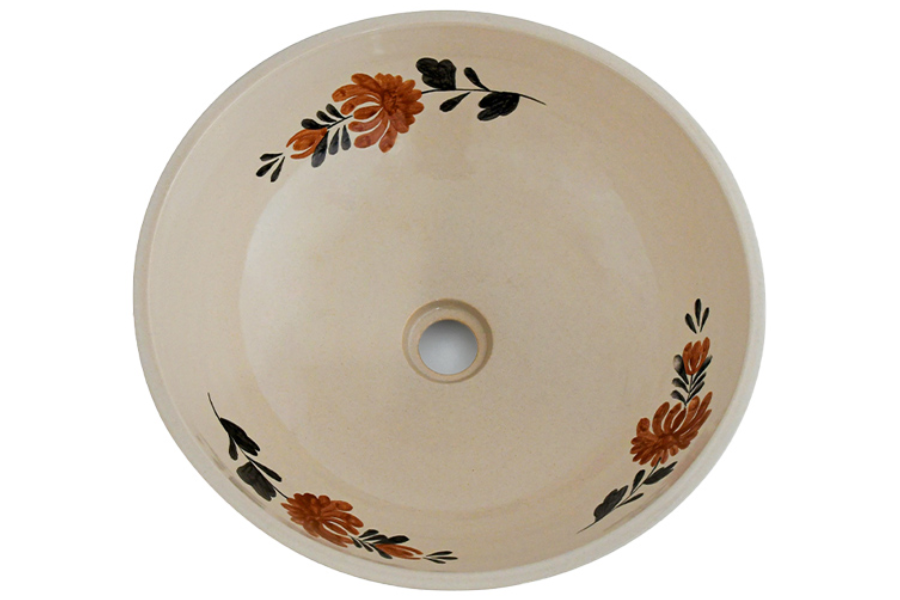 Chậu lavabo Kanly GV105 gốm mỹ thuật