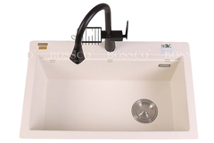 Chậu rửa chén Bossco BC-B8252TKS 1 hộc trắng kim sa
