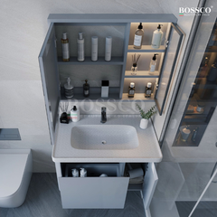 Tủ lavabo Bossco BC-A02X màu xám