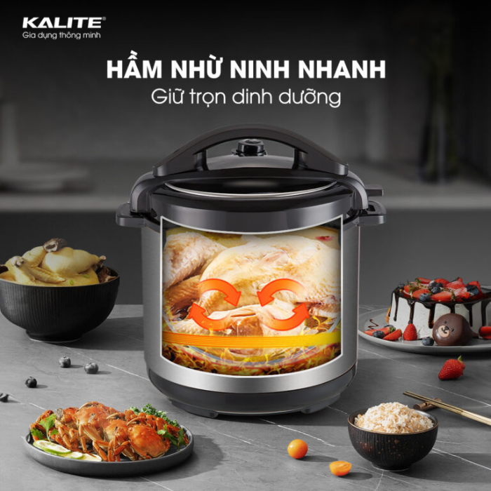 Nồi áp suất Kalite KPC6088 6L