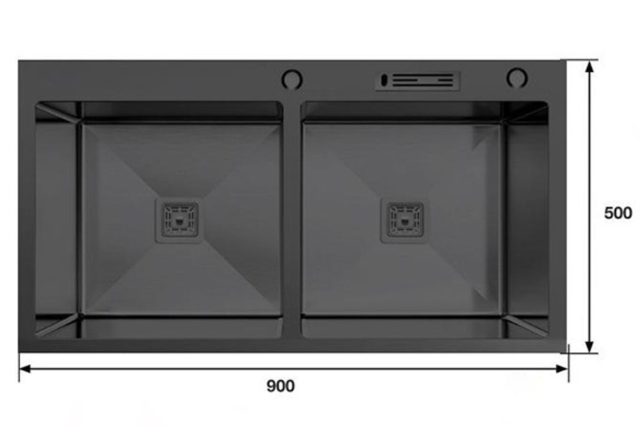 Chậu rửa chén Kaff KF-HMS9050-B