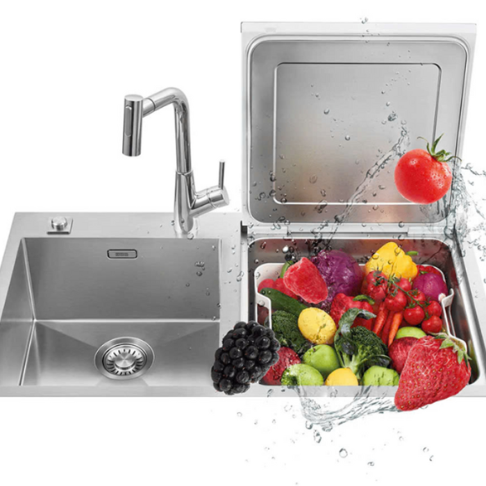 Máy rửa chén tích hợp bồn rửa Franke FSDW50-01BG