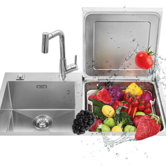 Máy rửa chén tích hợp bồn rửa Franke FSDW50-01BG