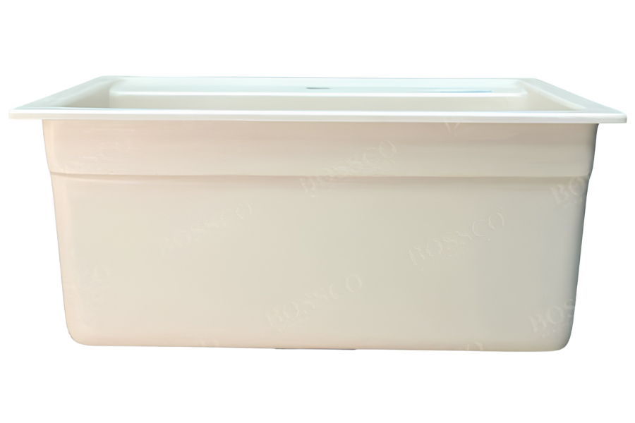 Chậu rửa chén Bossco BC-MT6050KKS 1 hộc kem kim sa