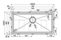 Chậu rửa chén Hafele WS R10 HS25-SSN1S-8244 567.94.021