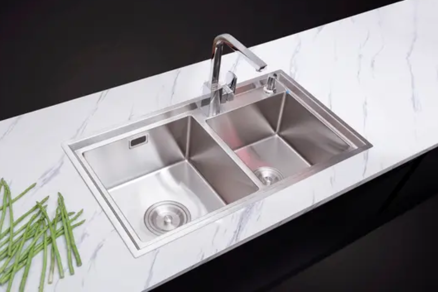 Chậu rửa chén Nobinox LIKEN NL786 2 hộc