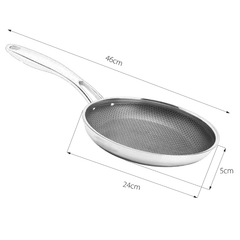 Chảo inox Kaff KF-245IOHC 24 cm