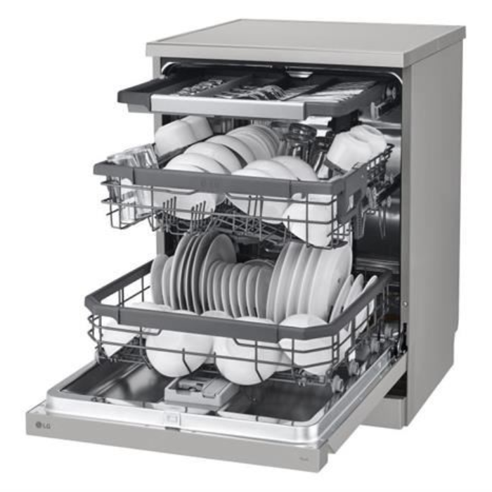 Máy rửa chén LG LDT14SVA4 TrueSteam™ màu bạc ghi sáng