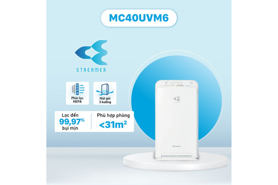 Máy lọc không khí Daikin MC40UVM6-7
