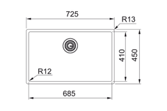 Chậu rửa chén Franke BXM 210/110-68 1 hộc mạ màu Cooper