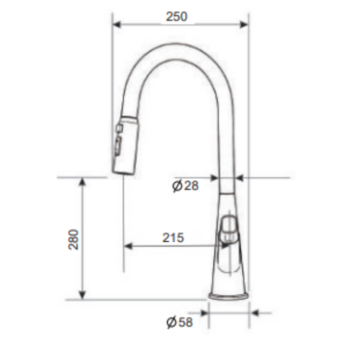 Vòi rửa chén Grandx GXF18 Dual Spray