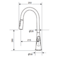 Vòi rửa chén Grandx GXF18 Dual Spray