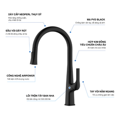 Vòi rửa bát Kluger KLF0002B