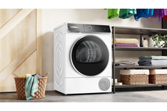 Máy sấy Bosch WQB245B0SG bơm nhiệt 9 kg Serie 8 màu trắng