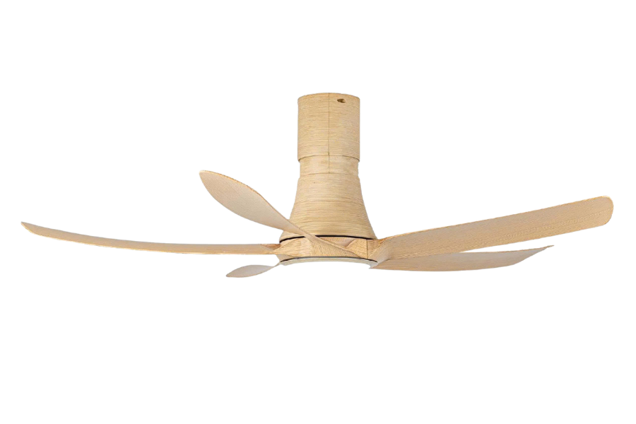 Quạt trần Asia Lighting QT14-DV 5 cánh màu gỗ phong cách