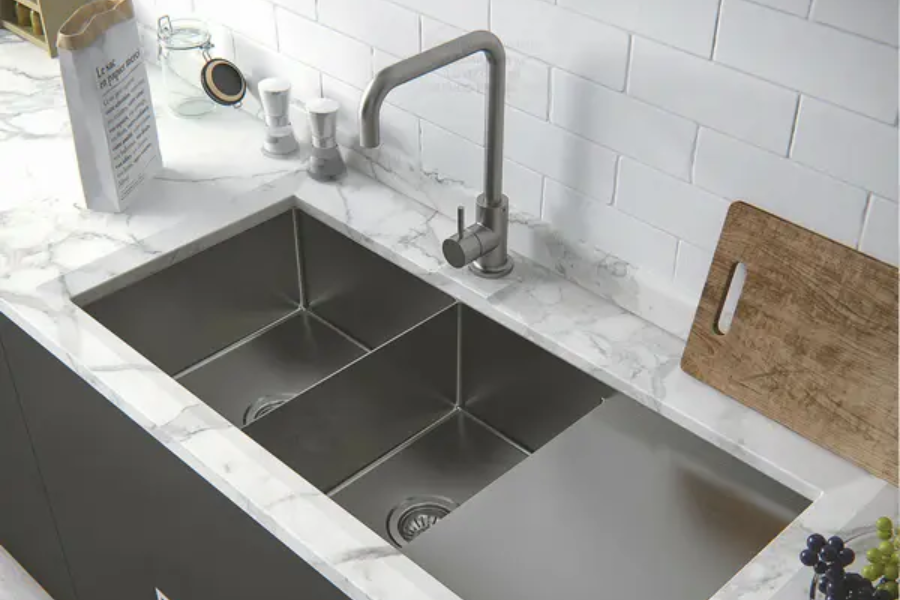 Chậu rửa chén Nobinox LIKEN NL748 2 hộc