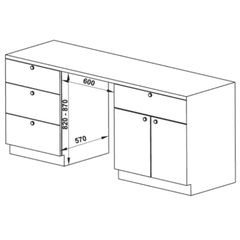 Máy rửa chén Hafele HDW-FI60D 533.23.320