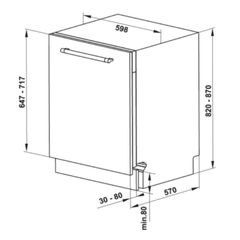 Máy rửa chén Hafele HDW-FI60D 533.23.320