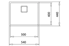 Chậu rửa chén Teka FlexLinea RS15 50.40 M-XT 1C 115000046