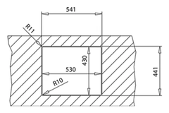 Chậu rửa chén Teka FlexLinea RS15 50.40 M-XT 1C 115000046