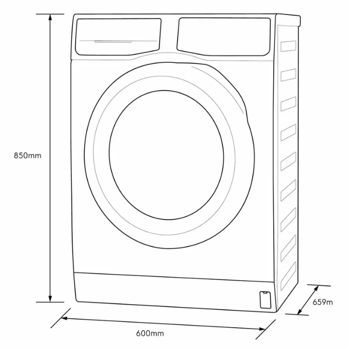 Máy giặt Electrolux 10kg EWF1025DQWB Inverter