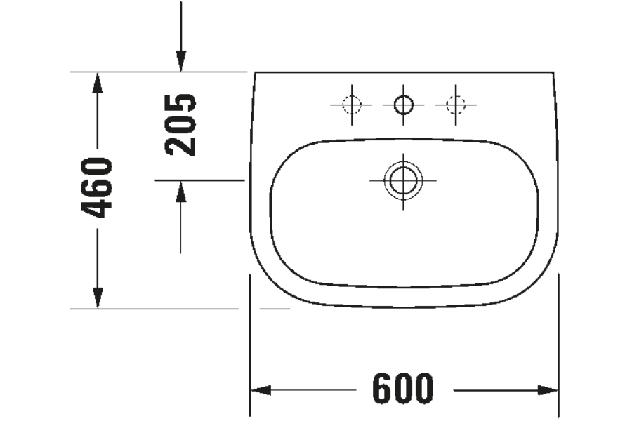 Chậu lavabo Duravit 23106000002 D-Code