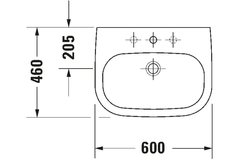 Chậu lavabo Duravit 23106000002 D-Code