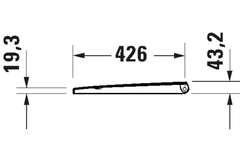 Nắp bồn cầu Duravit 0021690096 D-Neo