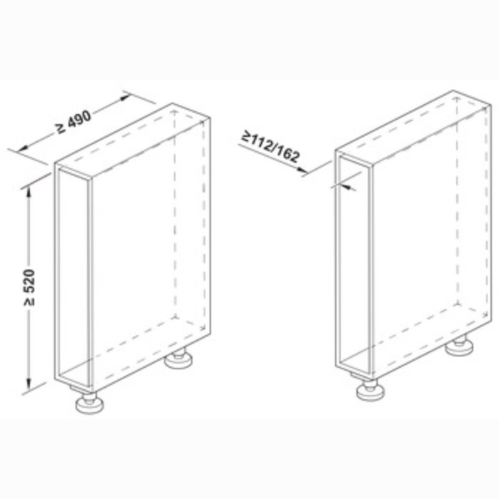 Rổ gia vị Hafele Utensio 150 mm 545.14.321