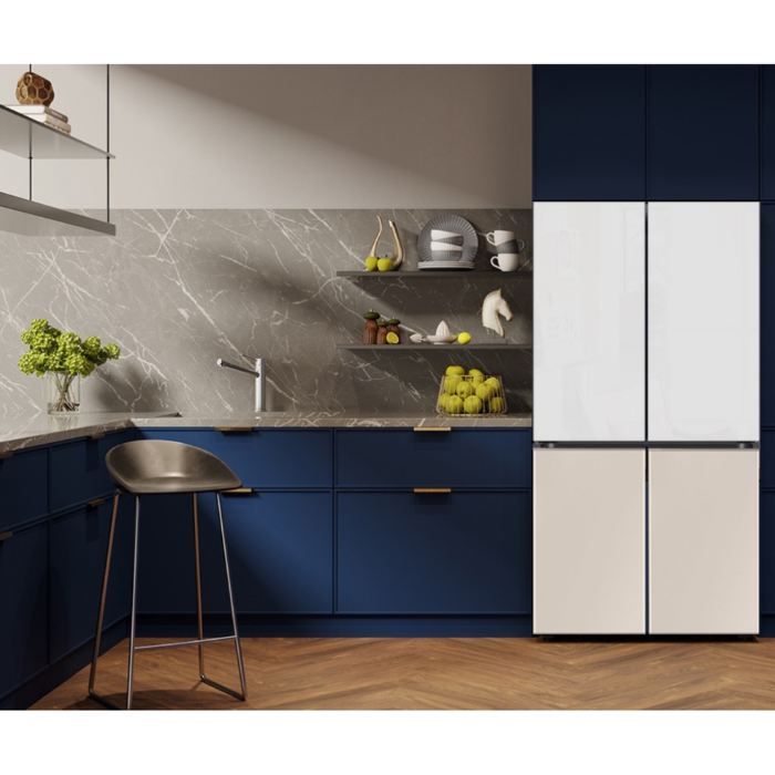 Tủ lạnh 4 cửa Samsung Bespoke RF59CB66F8S/SV 648 lít