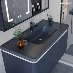 Tủ lavabo Bossco BC-A01XĐ xám đậm