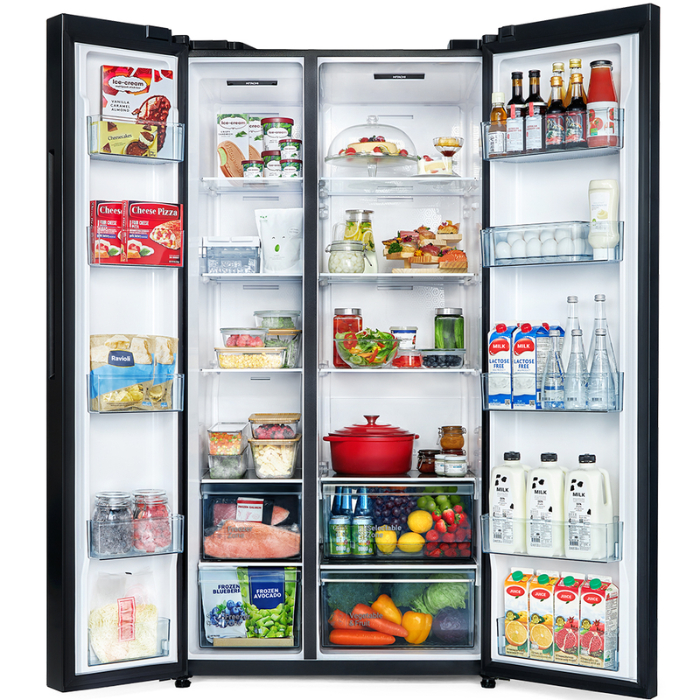 Tủ lạnh Hitachi HRSN9713ESMGWVN Side by side Inverter 656 lít