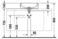 Chậu lavabo Duravit 0446480000 Starck 1