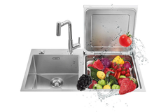 Máy rửa chén tích hợp bồn rửa Franke FSDW50-01BG